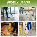 KeFanta 2 Pack Commercial Mop Heavy Duty,Industrial String Cotton Wet Mops