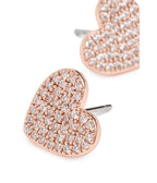 kate spade new york Yours Truly Pave Heart Studs