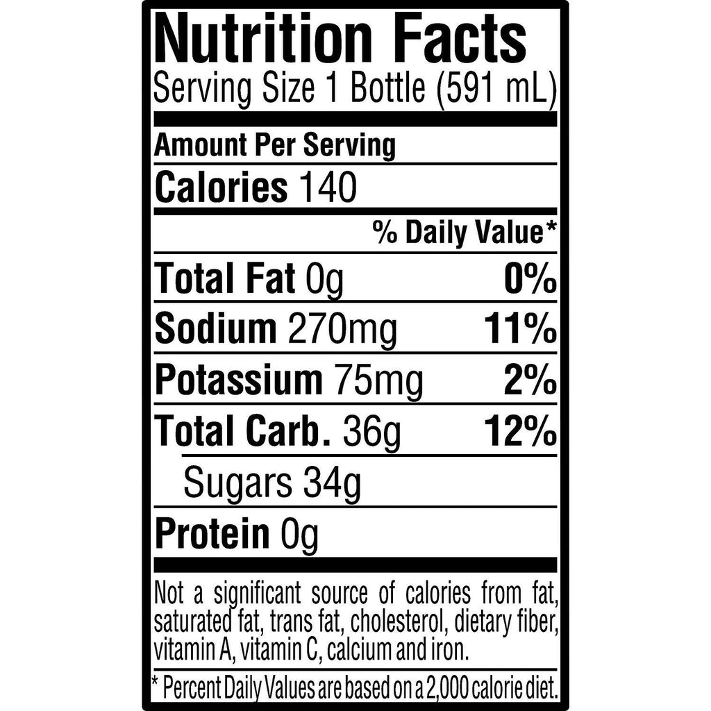 Gatorade Fierce, Green Apple, 20 Ounce Bottles (Pack of 12)