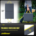Jardineer Kneeling Pad for Gardening & Extra Thick Knee Pad – Soft Foam Knee Cushion with Waterproof Cover – Large 24x13 Inch Garden Kneeler Mat for Weeding, Exercise, Floor Work