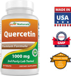 Best Naturals Quercetin 1000 mg Tablet - Immune Health - 60 Count