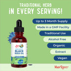 MaryRuth Organics Black Seed Oil Liquid Drops Cold Pressed | 3 Month Supply | USDA Organic Black Cumin Seed Oil | Immune Support | Respiratory Health | Sugar&Gluten Free | Vegan | Non-GMO | 2 Fl Oz