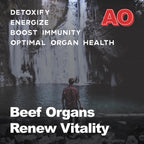 Ancient Origins Grass Fed Beef Organs Supplement 4500 mg - Desiccated Liver, Bone Marrow, Heart, Spleen, Pancreas & Kidney, Non-GMO, Gluten Free, Undefatted (180 Capsules, 750mg Each)