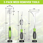 WORKPRO 3-Piece Weed Puller Tool Set