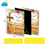 Christian Seasonal Garden Flags Set of 12, Double Sided 12 x 18 Inch Flags
