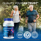 (3 Pack) NervEase - NervEase Support Capsules Advanced Formula Maximum Strength, Daily Premium Pills All Natural Ingredients Vitamins Support for Overall Health & Wellness, 180 Capsules for 3 Months