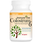 Immune-Tree 100% Pure Bovine Colostrum (Grass-Fed) | High IgG for Immune Support & Gut Health | Anti-Aging | Colostrum Supplement for Adults & Kids | 90 Capsules | 30 Servings