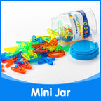 Odoorgames 52 Pcs Translucent Capital Letters – Light Table Toys, Manipulatives and Accessories for Enhanced Learning & Fun