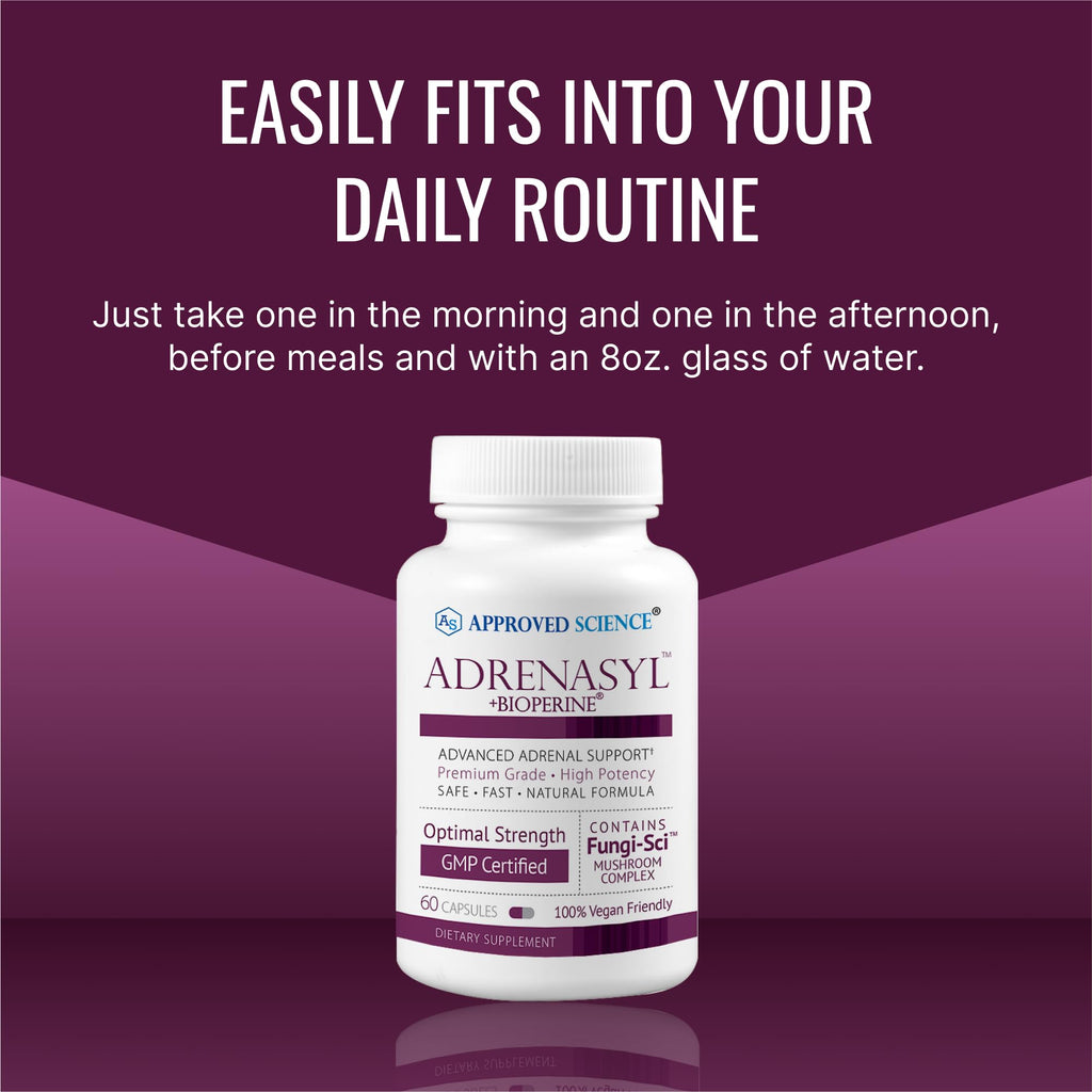 Approved Science Adrenasyl­ - Adrenal Gland Support - 60 Count - Pack of 1