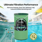 POOLPURE FC-2402 Eco Hot Tub Spa Filter, PLA Biodegradable Material, Replacement for Watkins 303279, PFF42TC-P4, 5CH-37, 78460, FC-2402, Free Flow and Lifesmart Hot Tub Filter, 2 Pack