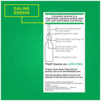Fleet Laxative Saline Enema for Adult Constipation, 4.5 fl oz, 4 Bottles (Pack of 3)