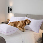 Bed Pillows King Size Set of 2,side sleeper pillow,Down Alternative Fill