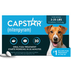 Capstar Oral Flea Tablets Dogs 2-25 lbs, Nitenpyram, 6-Dose