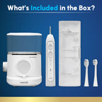 Waterpik Sonic-Fusion 2.0 Professional Flossing Electric Toothbrush with Water Flosser Combo Two In One, For Daily Gum Care and Cleaning Teeth, Braces, Implants, White SF-04CD010-1, Packaging May Vary