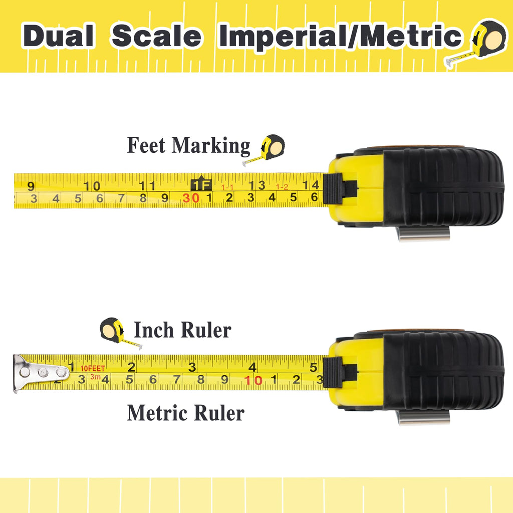 Fathers Day Birthday Gift for Dad from Daughter Son, Gift for dad, Dad Birthday Gift, Birthday Christmas Tools Gift for Dad, Practical Gifts for Father, Best Dad Ever Engraved 10 FT Tape Measure