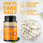 (3 Pack) Alkalean Capsules, Official Alkalean Pills with All Natural Ingredients, Advanced Weight and Wellness Supplement, Maximum Strength Healthy Lifestyle Vitamins for Women and Men (180 Capsules)