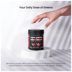 NutraChamps Super Greens Powder Premium Superfood | 20+ Organic Green Veggie Whole Foods | Alfalfa, Spirulina, Chlorella & More | Antioxidant, Digestive Enzyme & Probiotic Blends | Watermelon