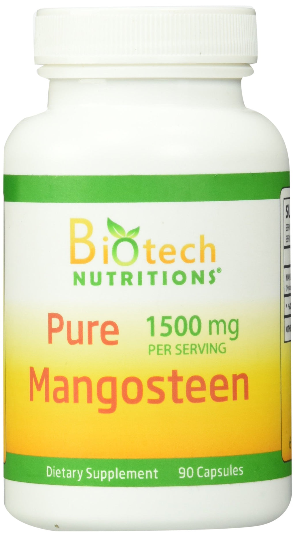Biotech Nutritions Pure Mangosteen Capsules, 90 Count