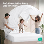 Queen Sheets Set, 4 Pieces 16" Deep Pocket Hotel Luxury Bed Sheets, White