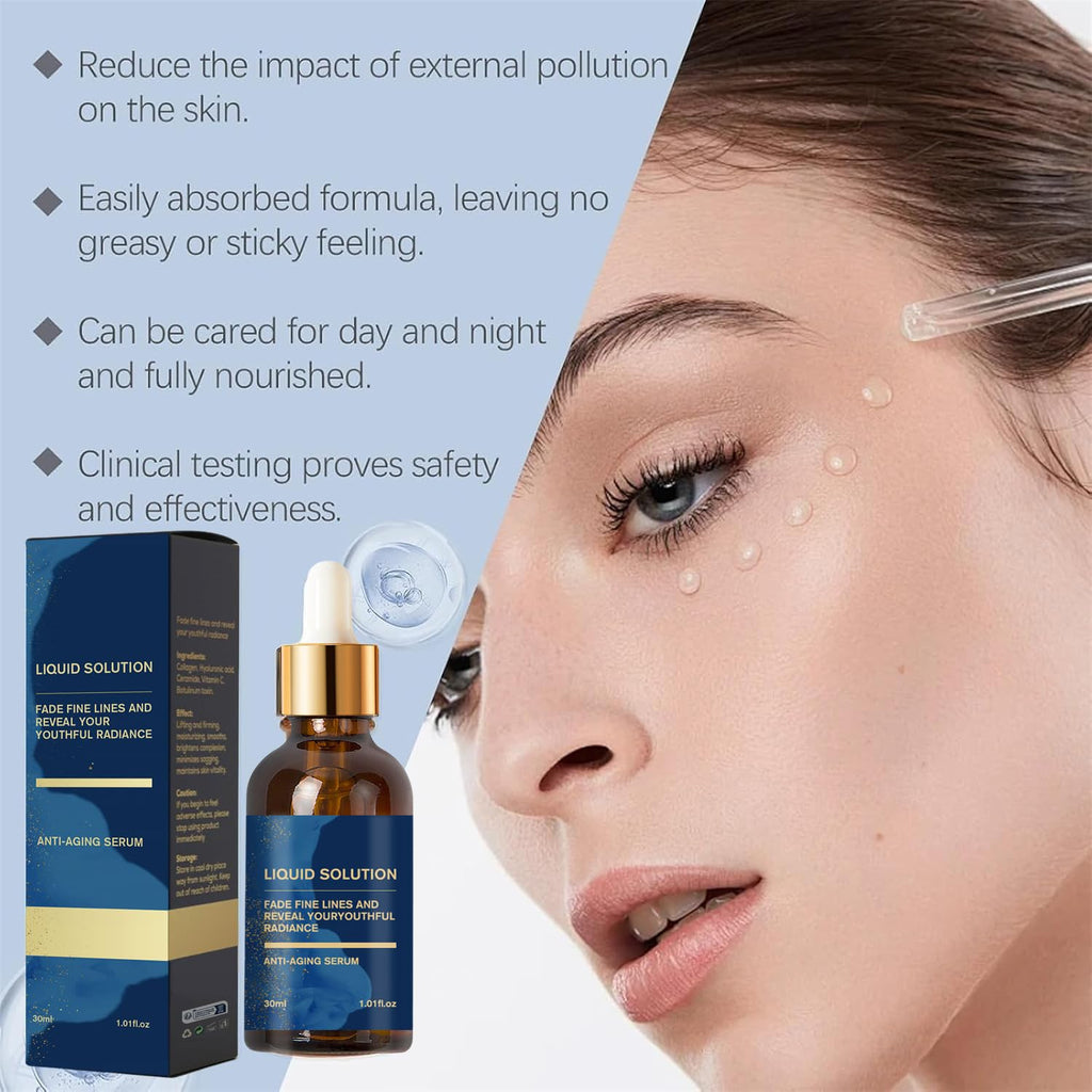 Olavita Face Serum, Olavita Serum, Anti Aging Face Tightening, Boost Skin Collagen, Reduce Wrinkles & Plump Skin(2pcs)