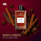 CREMO - Bourbon & Oak Eau de Toilette for Men - Spicy Fragrance - Spray 100ml - Gift for Men