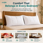 Nuzzle Pillow Standard Adjustable Neck Pillow,Soft Luxury Hotel Feel