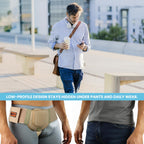 Everyday Medical Inguinal Hernia Support Belt for Men I Fits Left or Right Side I Post Surgery Men and Womens Hernia Support Truss for Inguinal, Groin Hernias I Adjustable Waist Strap I Beige | S/M
