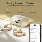 Hearing Aids, Hearing Aids for Seniors with Automatic Noise Cancelling for the Hearing Loss, FSA&HSA Eligible, Rechargeable Bluetooth Hearing Amplifiers with APP Volume Control, Premium Comfort Design and Wear