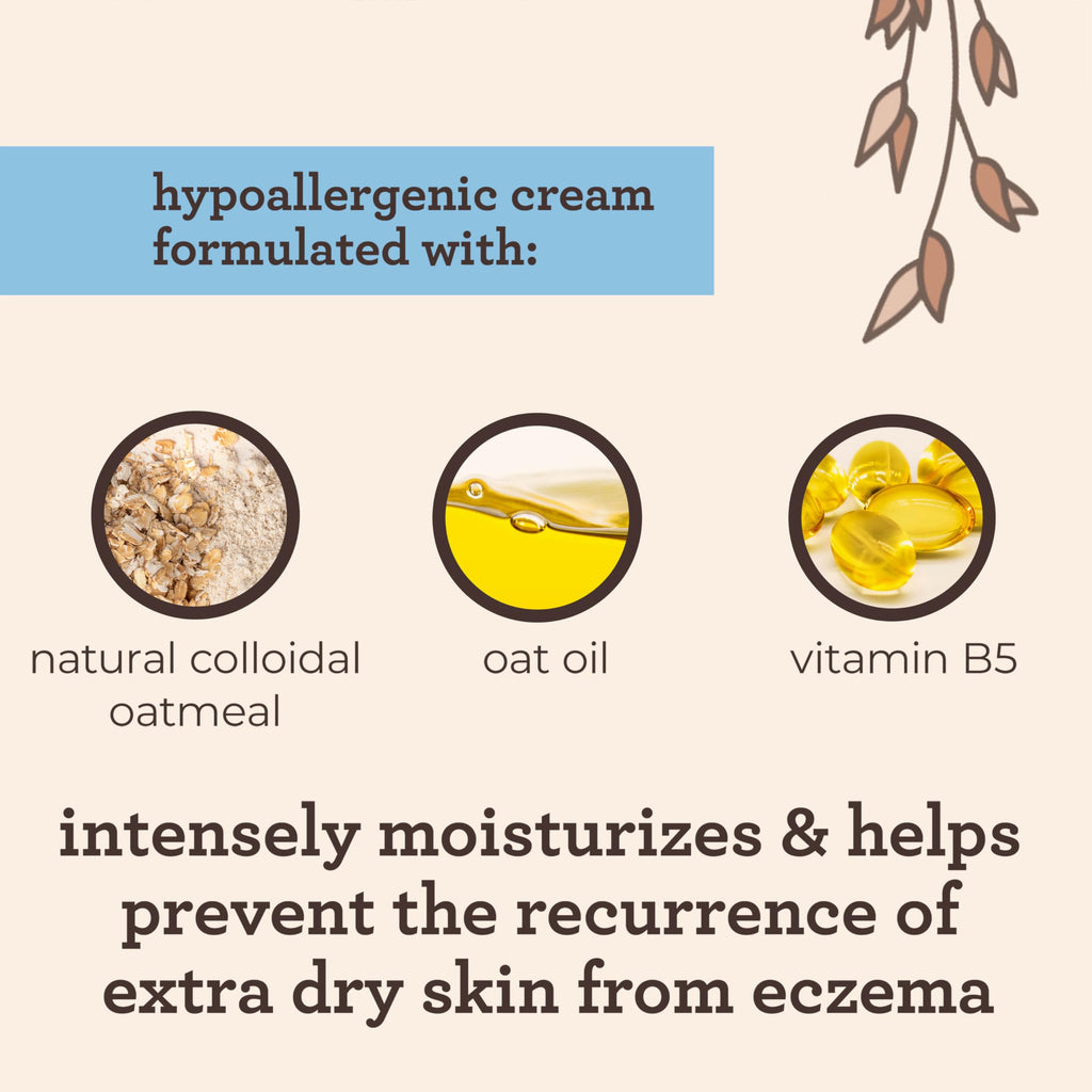 Aveeno Baby Eczema Therapy Moisturizing Cream, Natural Colloidal Oatmeal & Vitamin B5, Baby Cream for Dry, Itchy, Irritated Skin Due to Eczema, Paraben- & Steroid-Free, 5 fl. oz (Pack of 12)