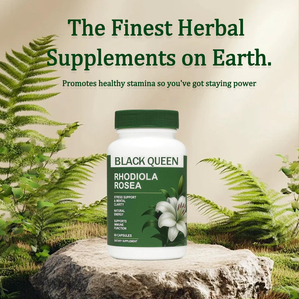 Nerve Savior Black Queen Rhodiola Rosea Capsules 500mg - 60 Capsules