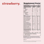 Nurished Mighty Strawberry Milk - Kids All-in-One Daily Protein Powder & Multivitamin Boosted with 2 Billion Probiotics & Organic Spinach - Natural Flavors, Colors & Sweeteners - 15-30 Servings