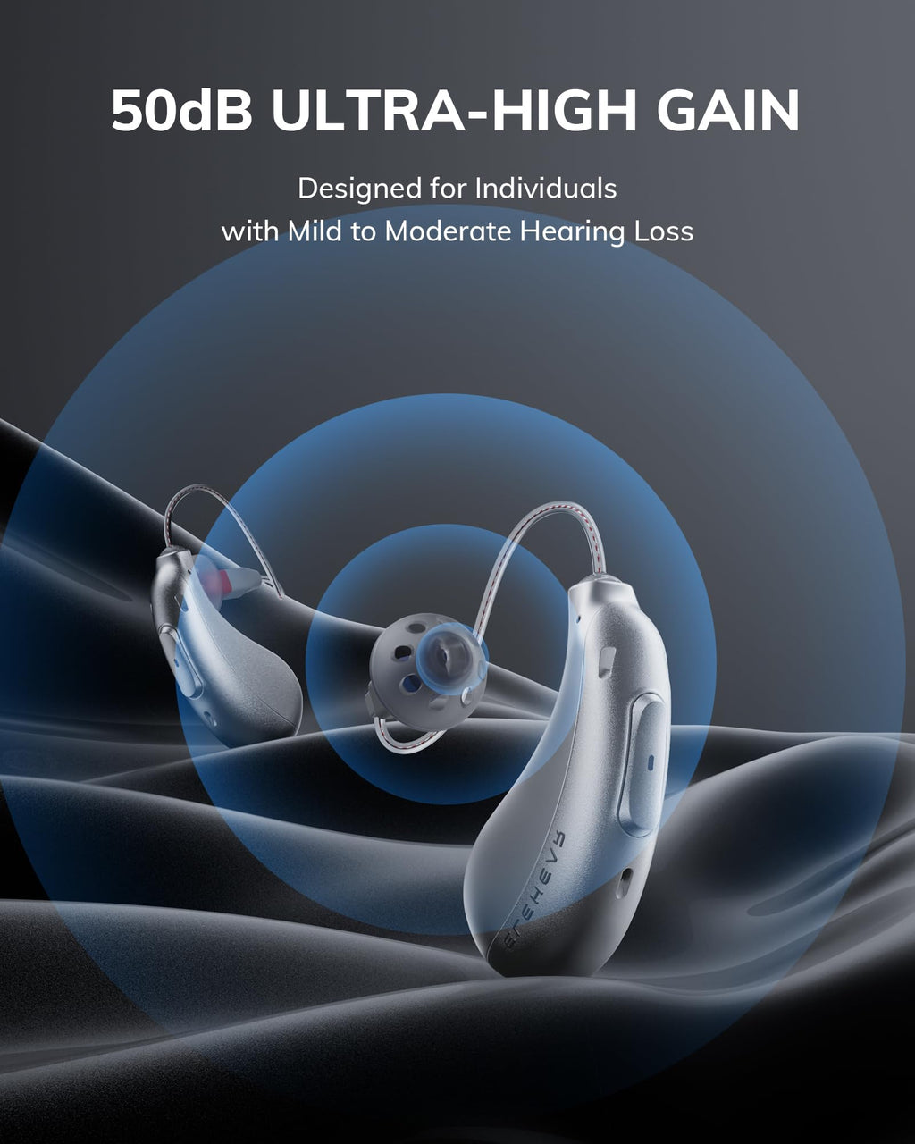 ELEHEAR-Beyond Hearing Aids, OTC Rechargeable Bluetooth Hearing aids for Seniors and Adults with AI Noise Cancellation and Tinnitus Masking, Superior Sound Quality, Bluetooth 5.3 and App Control