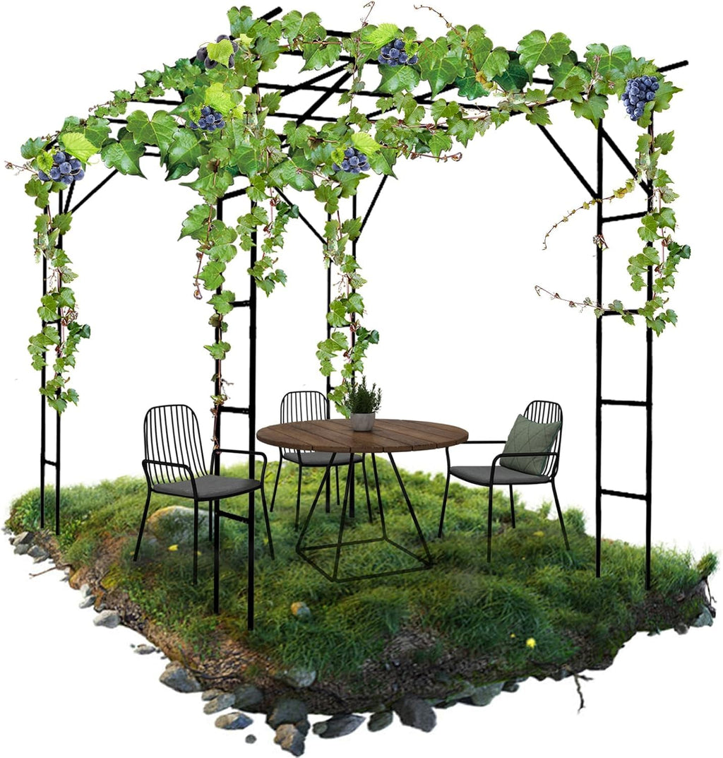 Grape Vine Trellis - Cucumber Trellis Size: 112.8 * 96 * 80.4 inches