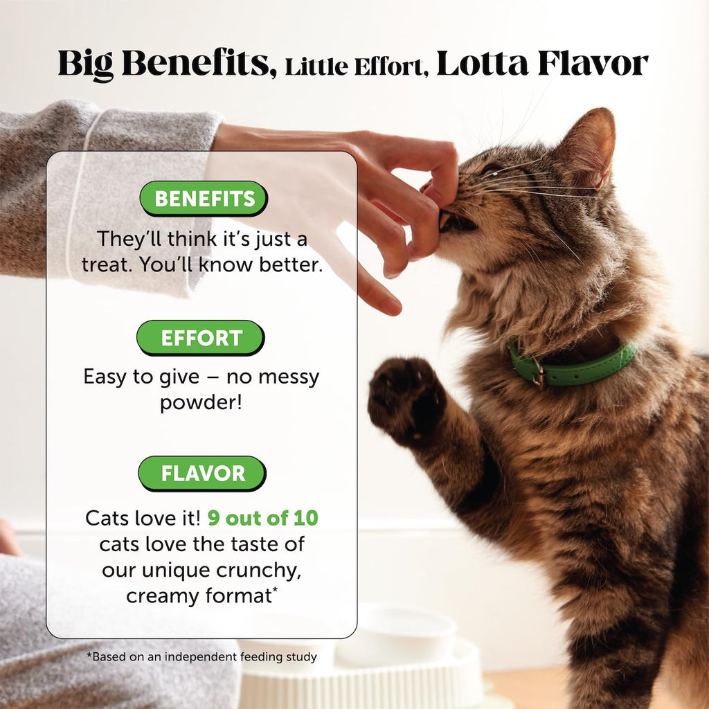 Pet Honesty Vet Backed Cat Hairball Remedy Chews, Chicken, 90-Day Supply
