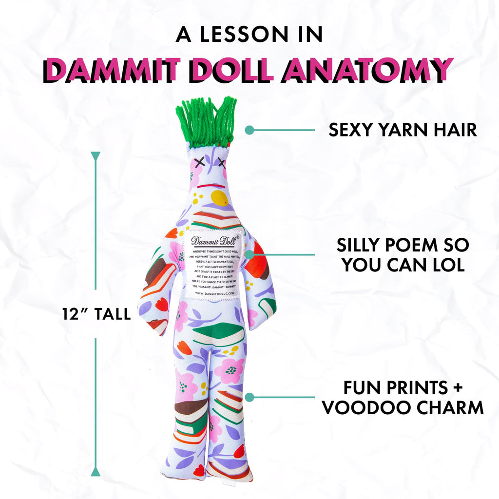 Dammit Doll - Limited Edition - Dammit Book Garden Doll - Stress Relief, Gag Gift