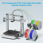 Ultra-Clear Tube for 1.75mm Filament with Cutter for Bambu Lab A1/A1 mini AMS/P2S/P1S/X1C