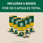 Starbucks by Nespresso Original, Blonde Roast Espresso 50-count