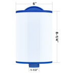 Cryspool® 06008 Filter Compatible with 6CH-940, PWW50P3 (NOT PWW50P4), FC-0359, Viking Spa Hot Tub Filter, 45 Sq. Ft Spa Filter Cartridge, 2 Pack