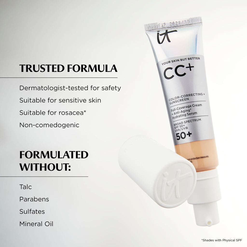 IT Cosmetics CC+ Cream with SPF 50+ - Medium (N) - 1.08 fl oz