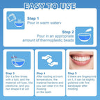 Tooth Repair Kit, Moldable False Teeth Beads for Teeth Repair, Suitable for Missing, Cracked DIY Denture Kit, 1Pack