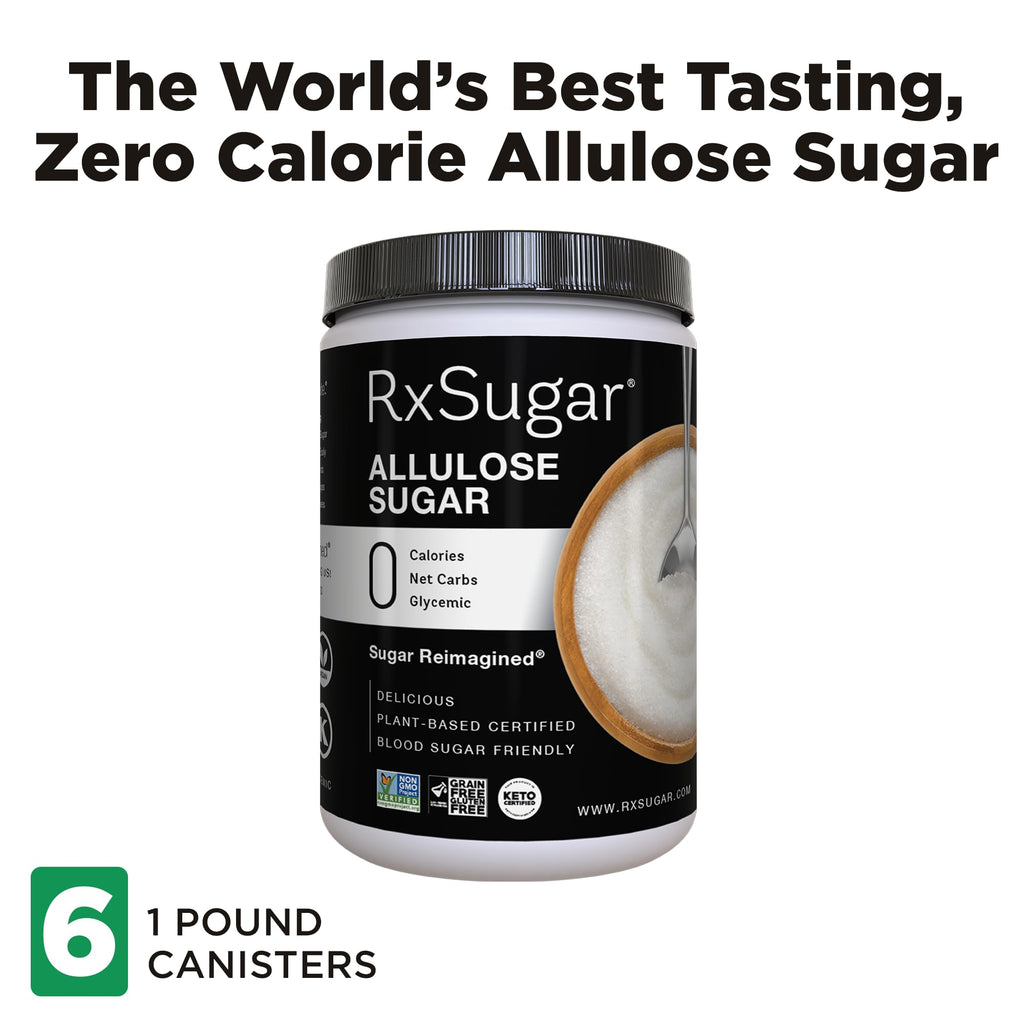 RxSugar 1 Pound Canister 6-Pack