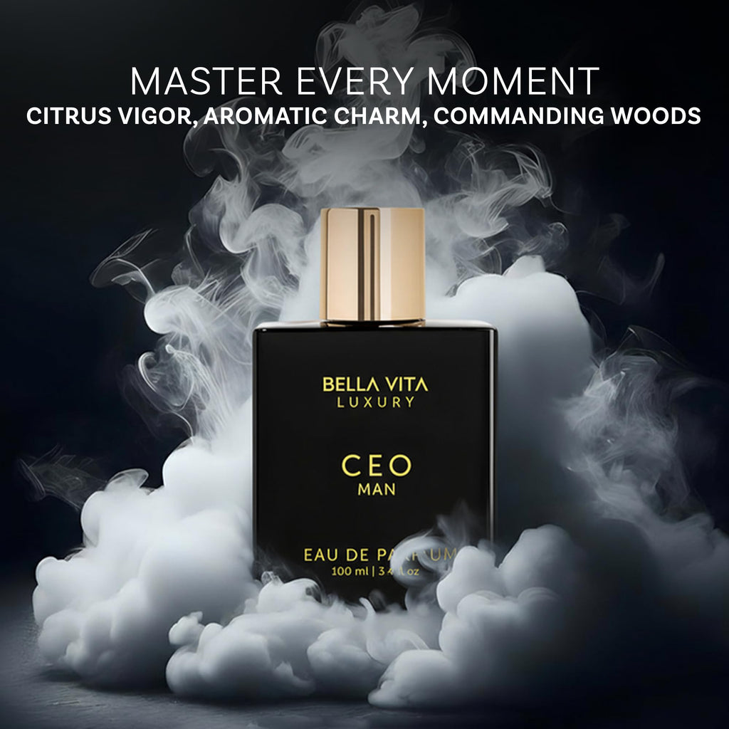 Bellavita Luxury CEO Man Eau de Parfum for Men, 3.4 fl oz (100 ml)