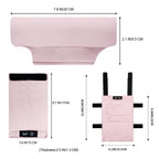 SPRING SEAON Crutches Padding & Crutch Bag (5 PCS) - Crutch Pads for Armpits and Hand Grips Water-Resistant Pouch for Crutches Crutch Cushions Crutches Accessories for Kids, Men, Women Pink