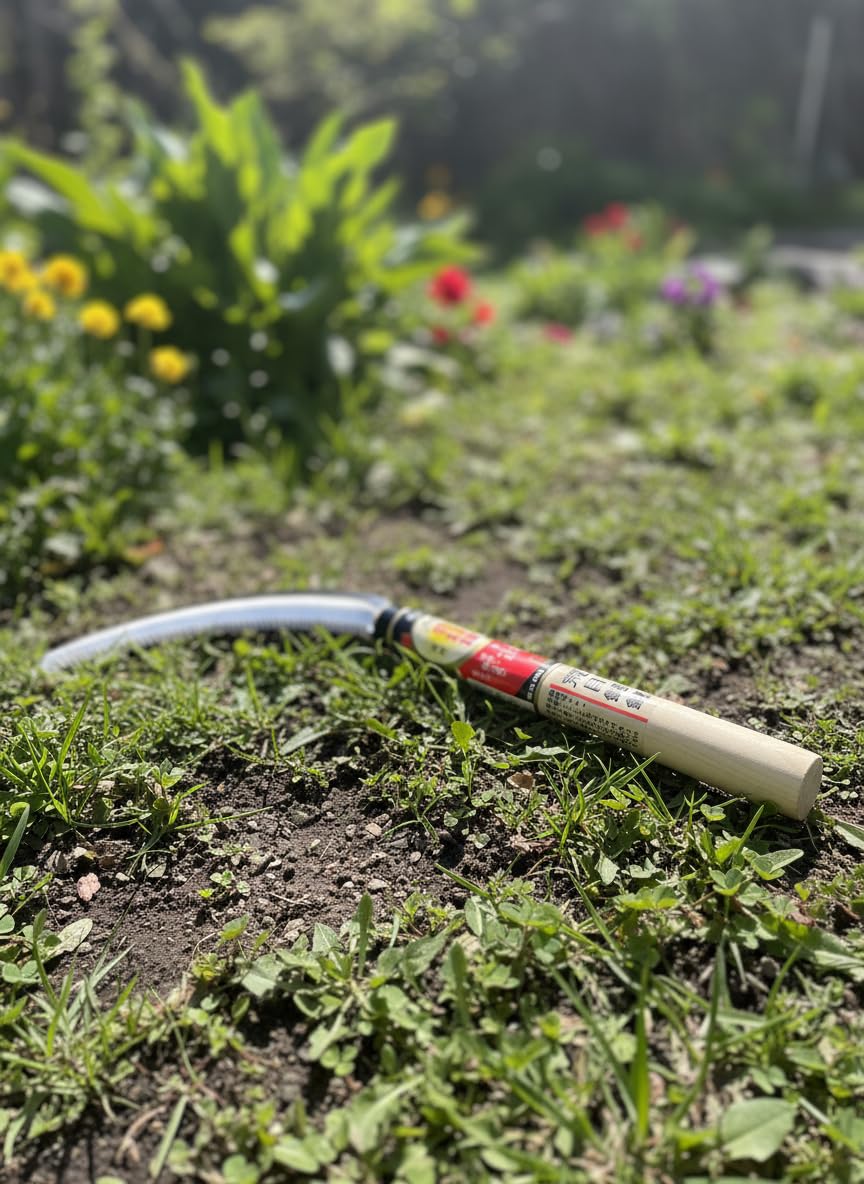 Hounen Miyawaki Nejiri Kama Weeder – Japanese Weeding Sickle, Twisted Stainless Steel, 4.7 in (12 cm) Blade, 13 in (33 cm), Root Slicer for Garden Beds & Crabgrass, Made in Japan (Japanese Steel)