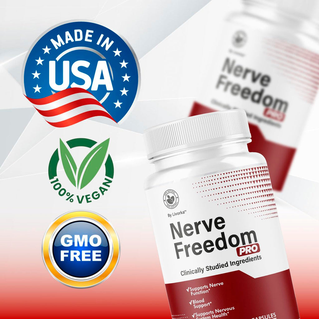 (5 Pack) Nerve Freedom Pro - NerveFreedom Pro Capsules, Supplement Support, NerveFreedom Pills All Natural Ingredients, Health Support Advanced Formula, 300 Capsules for 5 Month