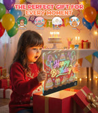 LED Drawing Board for Girls, Arts Gifts Kit and Crafts Toys for 3+ Year Old