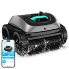 (2026 Upgrade) WYBOT C1 Pool Robot Vacuum for Inground Pools, 4-in-1 Cordless Robotic Pool Cleaner Lasts 150min, Triple-Motor up to 1,614 Sq.ft, Smart APP Support, Auto Wall & Waterline Cleaning