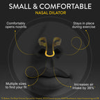 Rhinomed Turbine Nasal Dilator for Athletic Breathing - Medium 3pk - Adult Stocking Stuffers - Improves Airflow During Exercise - Nasal Dilators for Exercise - Internal Nasal Dilator - Lightweight