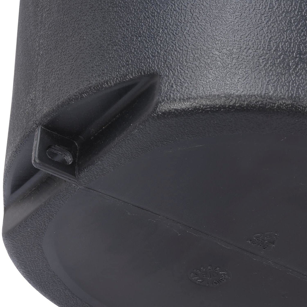 Global Industrial Free Standing Outdoor Cigarette Receptacle Ashtray, Black