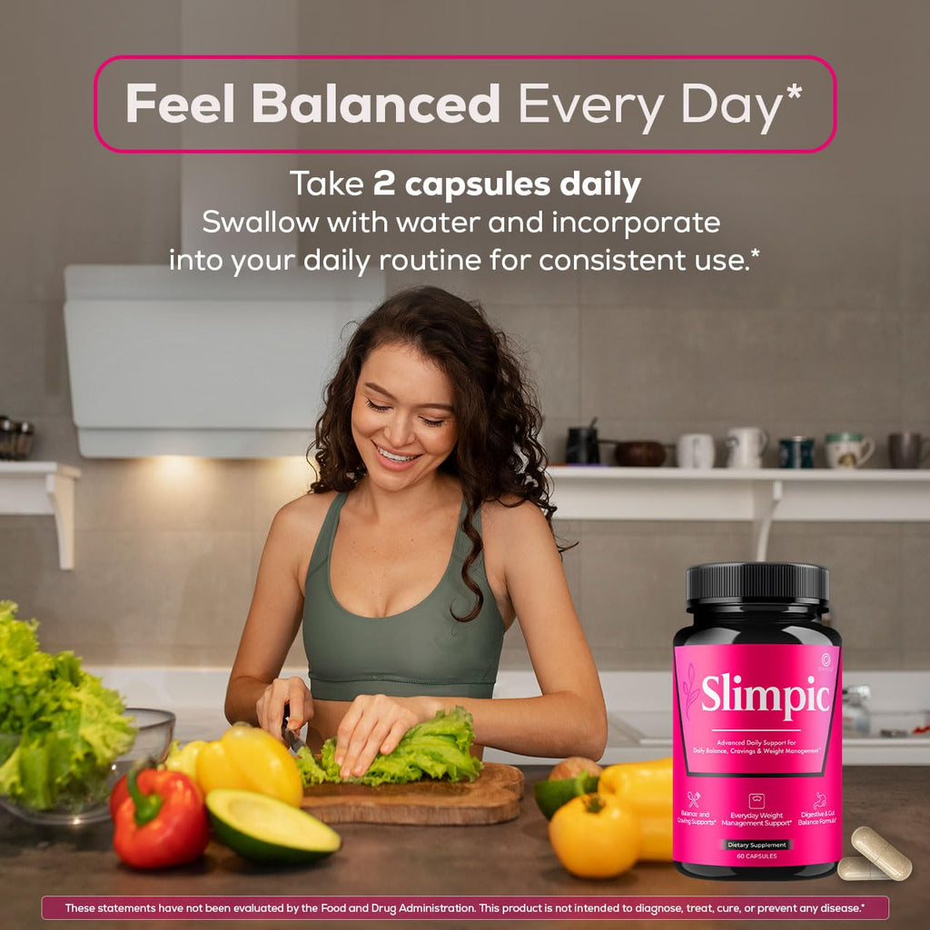 (2 Pack) Slimpic Capsules - Official Slimpic Pills Advanced Premium Formula Support Maximum Strength, All Natural Ingredients Vitamins for Overall Health & Wellness Reviews, 120 Capsules for 2 Months